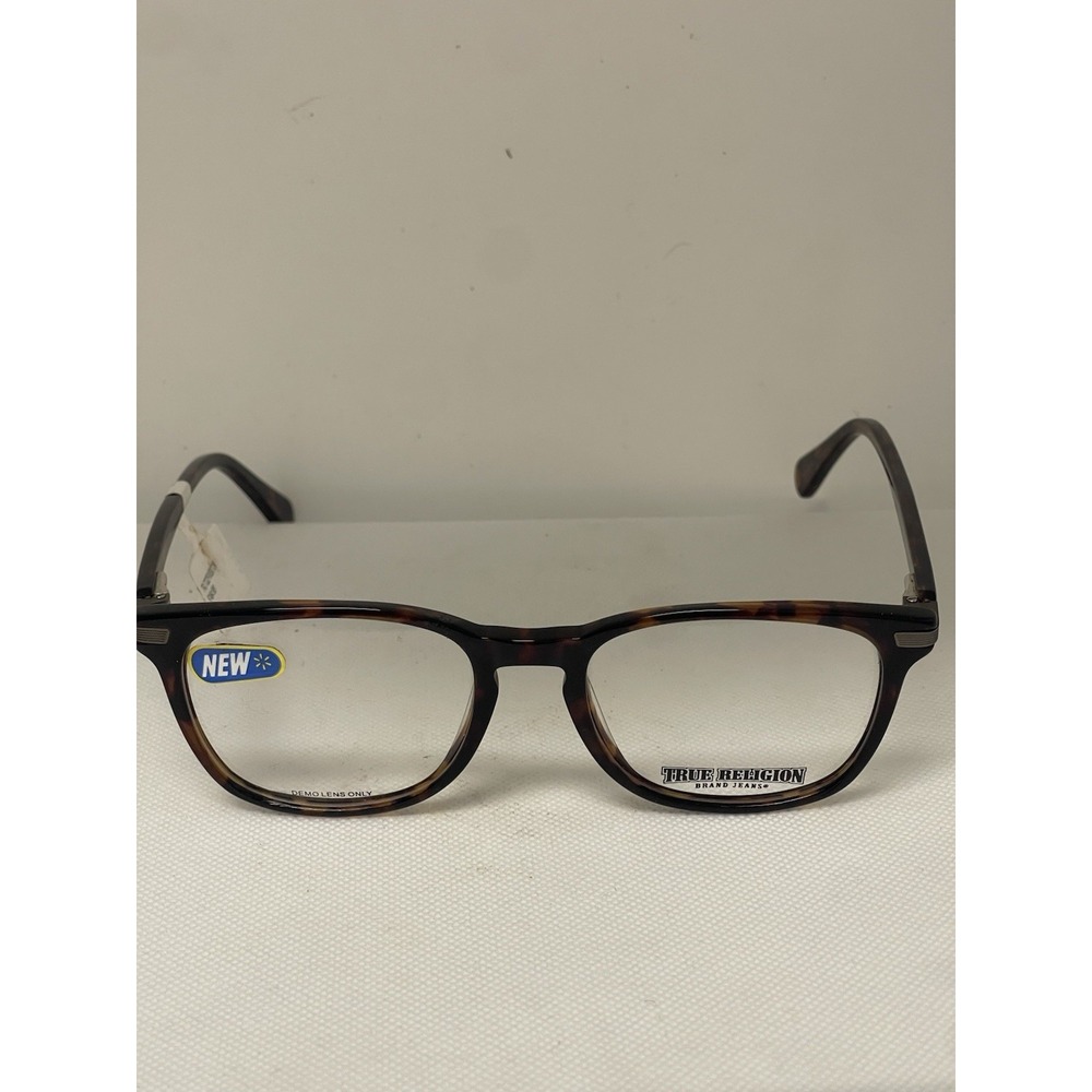 NEW TRUE RELIGION T022 TOR TORTOISE BLACK‎ BROWN AUTHENTIC EYEGLASSES 206